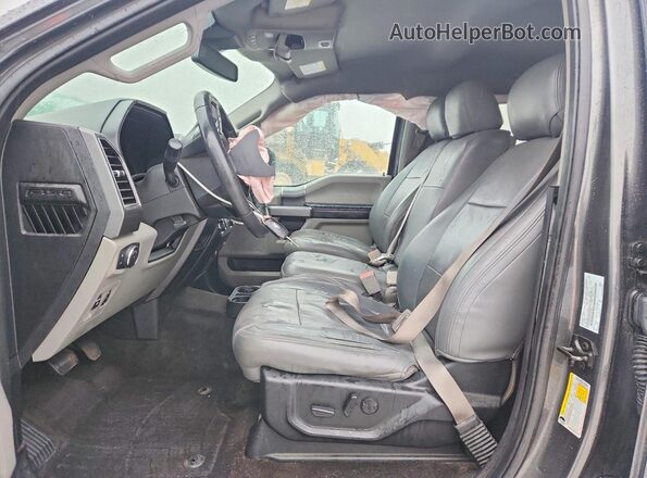 1FTEW1EPXKFA54924 2019 FORD F150 Gray Vista interior delantera