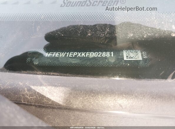 1FTEW1EPXKFD02881 2019 FORD F150 Black 