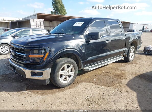 1FTEW3K88RKD53242 2024 FORD F150 Black Przód lewy