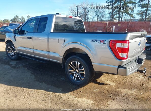 1FTEX1CP0MKE88263 2021 FORD F150 Silver 