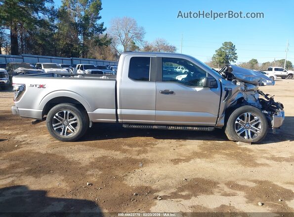 1FTEX1CP0MKE88263 2021 FORD F150 Silver 