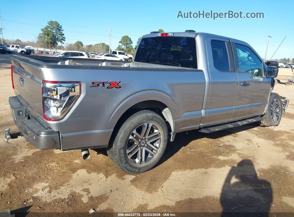 1FTEX1CP0MKE88263 2021 FORD F150 Silver 