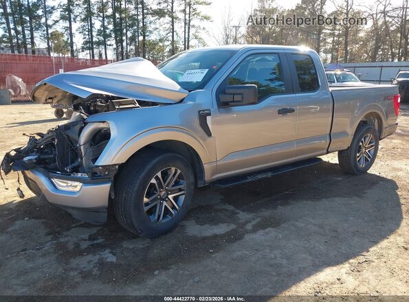 1FTEX1CP0MKE88263 2021 FORD F150 Silver 