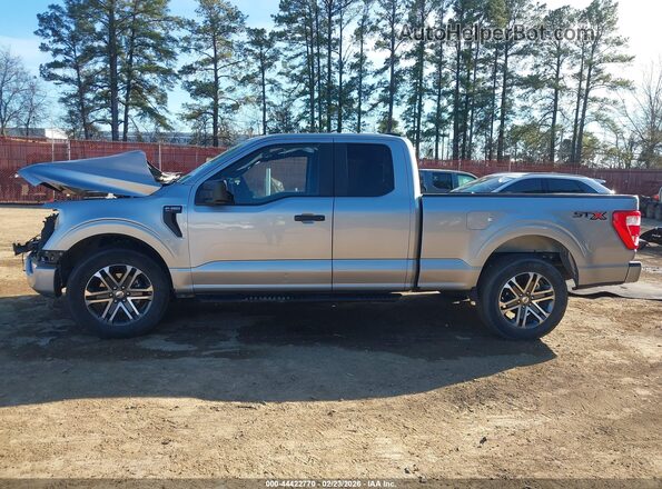 1FTEX1CP0MKE88263 2021 FORD F150 Silver 
