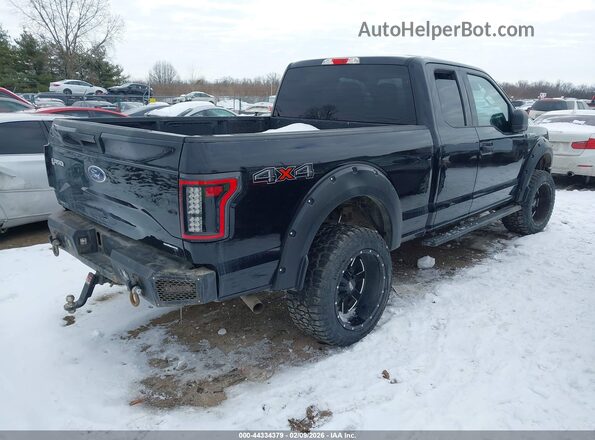 1FTEX1E86GKF74364 2016 FORD F150 Black Tył prawy