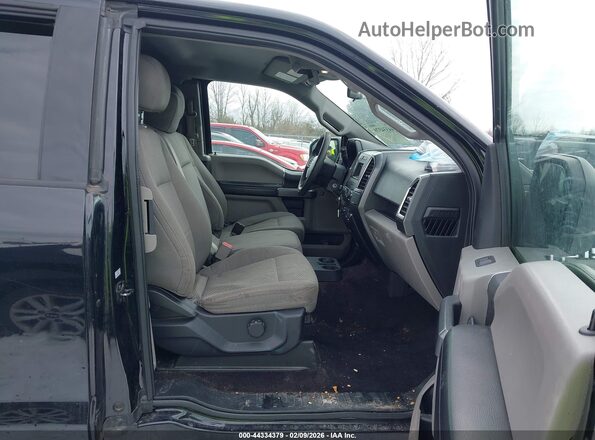 1FTEX1E86GKF74364 2016 FORD F150 Black Widok wnętrza z przodu