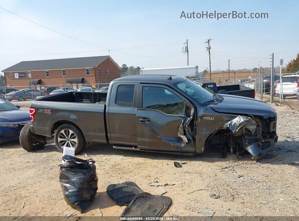 1FTEX1EP1LFA61405 2020 FORD F150 Gray Вид задньої частини салону