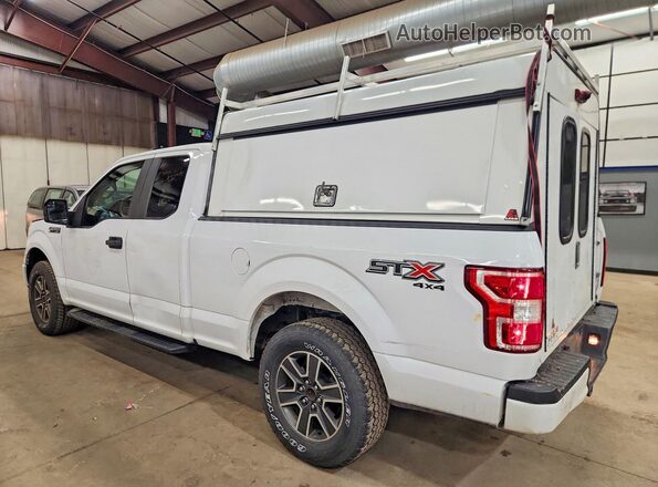 1FTEX1EP3KKF20956 2019 FORD F150 White უკანა მარცხენა