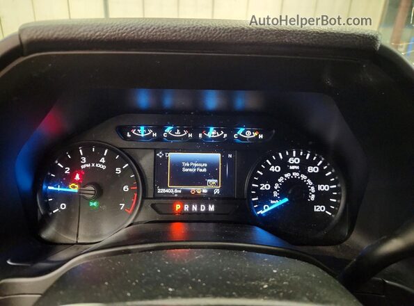 1FTEX1EP3KKF20956 2019 FORD F150 White ხელსაწყოთა პანელის ხედი