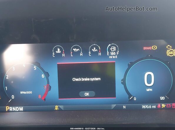 1FTEX2K51SKD76722 2025 FORD F150 Blue Widok tylnych siedzeń