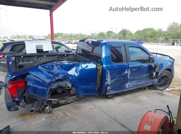 1FTEX2K51SKD76722 2025 FORD F150 Blue Widok wnętrza 360 stopni