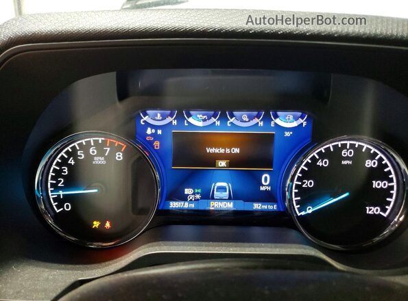 1FTFW1E55PFC97650 2023 FORD F150 Серебряный Вид щитка приборов