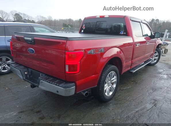 1FTFW1E56JFE55193 2018 FORD F150 Red 