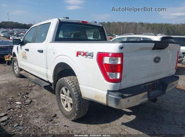 1FTFW1E56NFA03427 2022 FORD F150 White Tył lewy