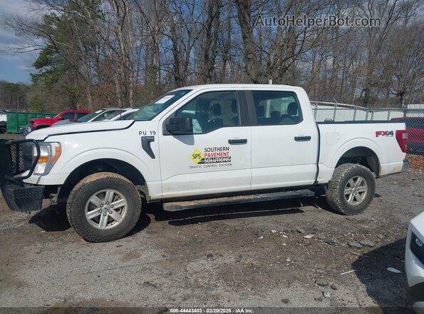 1FTFW1E56NFA03427 2022 FORD F150 White Widok wnętrza 360 stopni