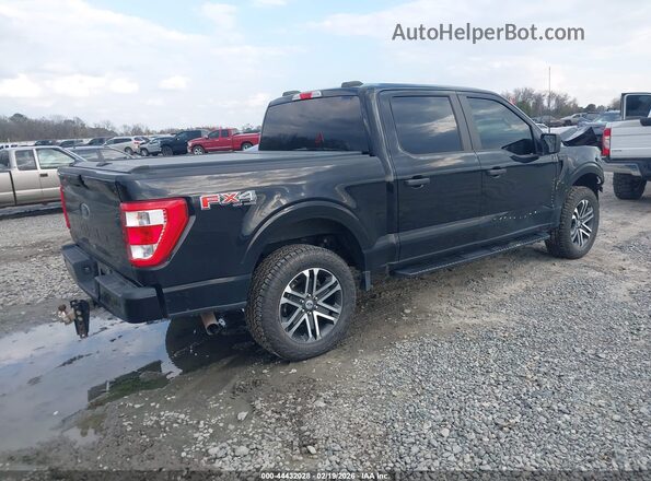 1FTFW1E56PFA48547 2023 FORD F150 Черный Задняя правая четверть