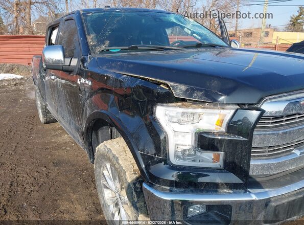 1FTFW1EF6GFD06414 2016 FORD F150 Черный Вид спереди