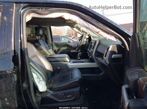 1FTFW1EF6GFD06414 2016 FORD F150 Черный Вид салона спереди