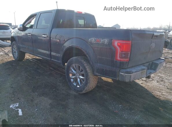 1FTFW1EF6GFD06414 2016 FORD F150 Черный Задняя левая четверть