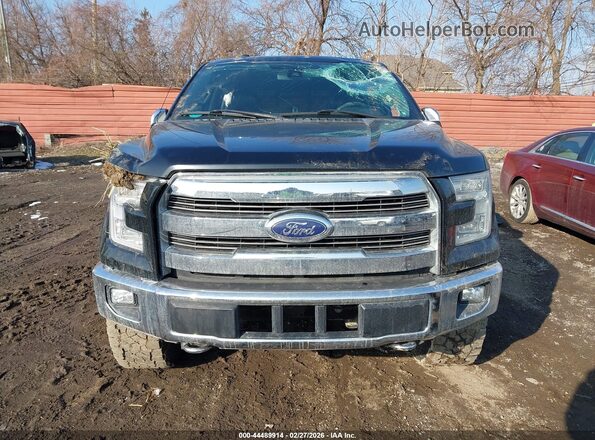 1FTFW1EF6GFD06414 2016 FORD F150 Черный Вид щитка приборов
