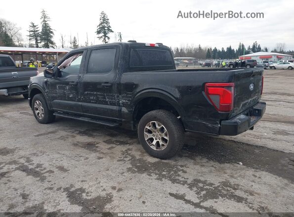 1FTFW1P82RKF26674 2024 FORD F-150 POLICE RESPONDER Black Trasero izquierdo