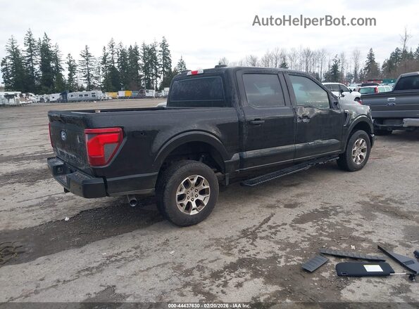 1FTFW1P82RKF26674 2024 FORD F-150 POLICE RESPONDER Black Trasero derecho