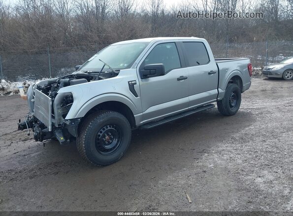 1FTFW1P88RKD77607 2024 FORD F-150 POLICE RESPONDER Gray Передня ліва чверть