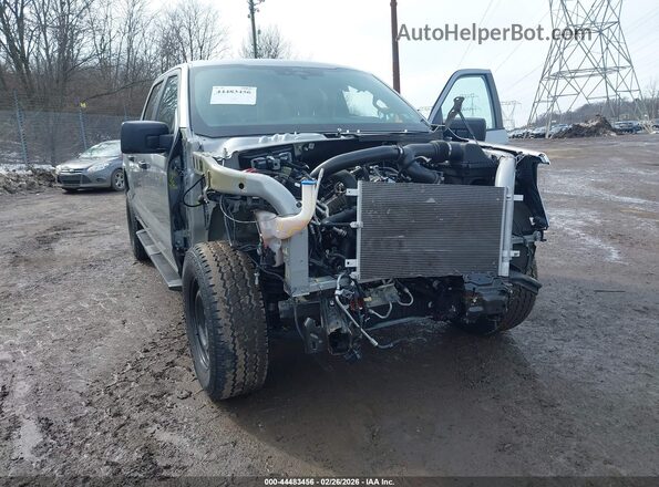 1FTFW1P88RKD77607 2024 FORD F-150 POLICE RESPONDER Gray Вид спереду