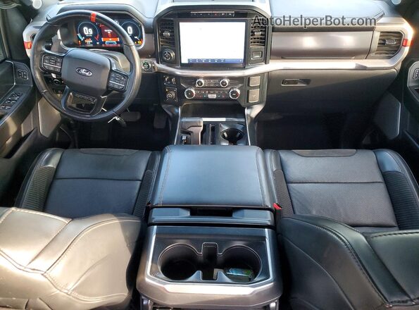 1FTFW1RG1PFB75976 2023 FORD F150 White Vista del salpicadero
