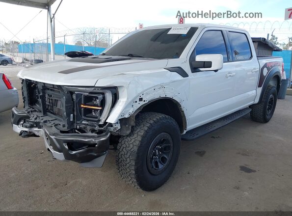 1FTFW1RG3PFB97168 2023 FORD F150 White Առջևի ձախ երեք քառորդ տեսարան