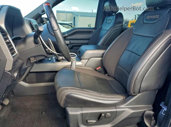 1FTFW1RG4KFA00372 2019 FORD F150 Синий Вид салона спереди