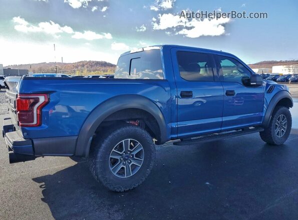 1FTFW1RG4KFA00372 2019 FORD F150 Синий Задняя правая четверть