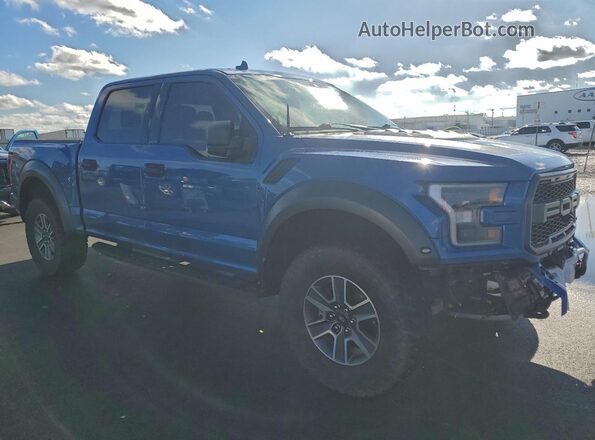 1FTFW1RG4KFA00372 2019 FORD F150 Синий Передняя правая четверть