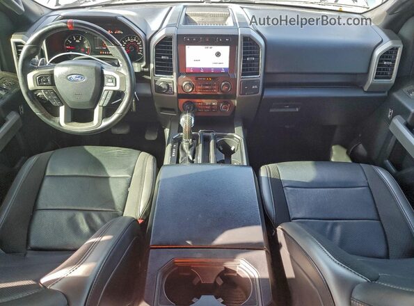 1FTFW1RG4KFA00372 2019 FORD F150 Синий Вид панели приборов