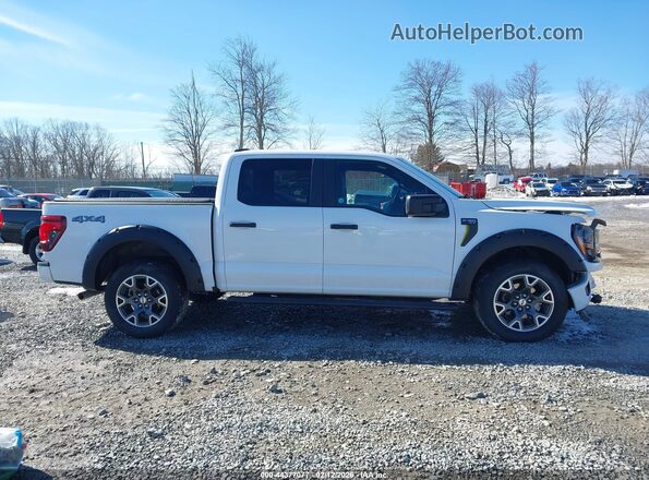 1FTFW2L59RKD95096 2024 FORD F150 White Widok wnętrza z tyłu