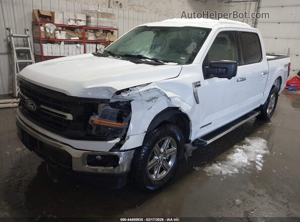 1FTFW3LD3RFA62706 2024 FORD F150 White წინა მარცხენა ხედი სამი მეოთხედიდან