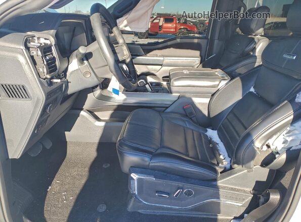 1FTFW7LD2RFB54803 2024 FORD F150 Gray Widok wnętrza z przodu