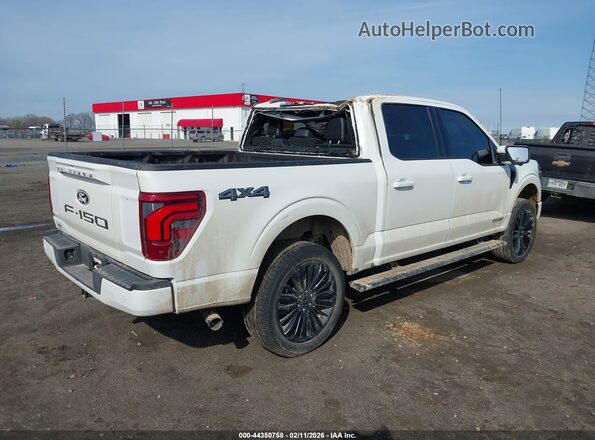 1FTFW7LD7SFB48825 2025 FORD F150 Белый Задняя правая четверть