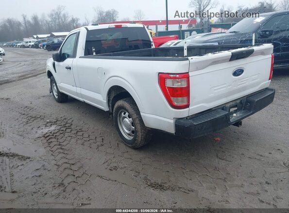1FTMF1CB0MKD44702 2021 FORD F150 White Հետևի ձախ