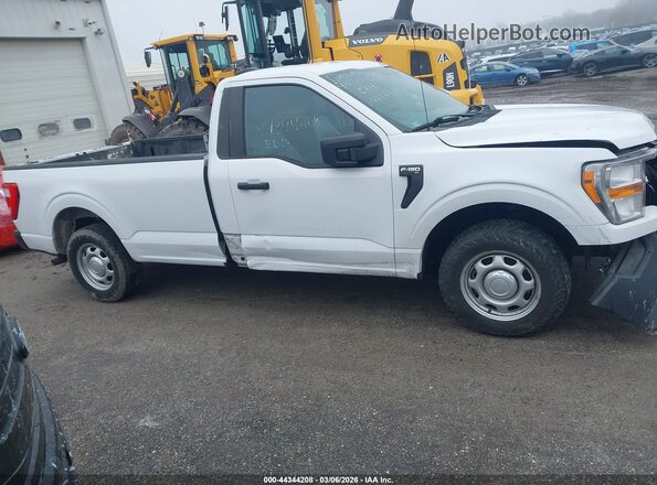 1FTMF1CB0MKD44702 2021 FORD F150 White Սալոնի 360 աստիճան տեսք