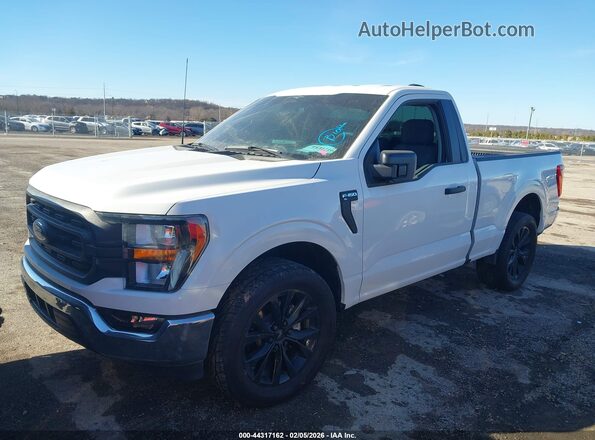 1FTMF1CP6PKF58805 2023 FORD F150 White Առջևի ձախ երեք քառորդ տեսարան