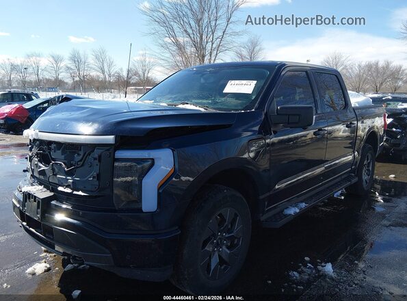 1FTVW1EL8PWG35374 2023 FORD F-150 LIGHTNING Blue Առջևի ձախ երեք քառորդ տեսարան