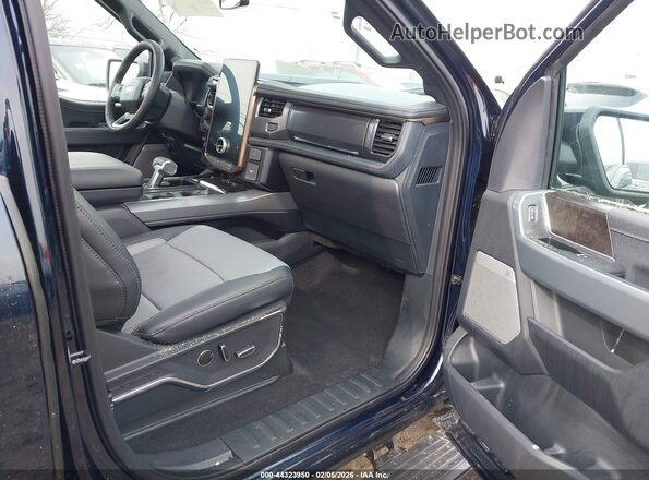 1FTVW1EVXPWG42019 2023 FORD F-150 LIGHTNING Blue Front interior view