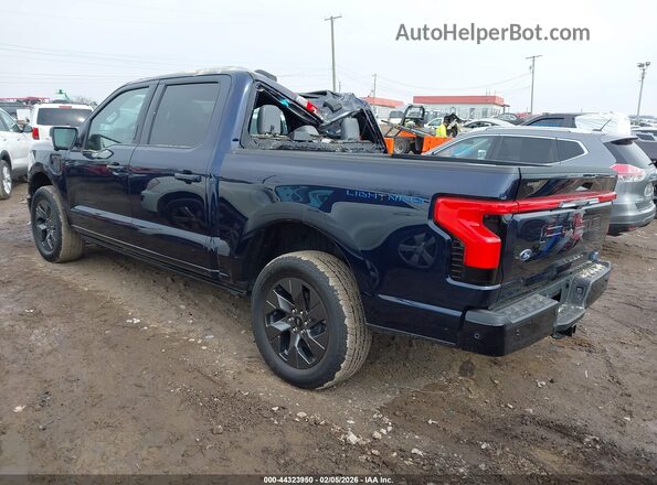 1FTVW1EVXPWG42019 2023 FORD F-150 LIGHTNING Blue Rear left