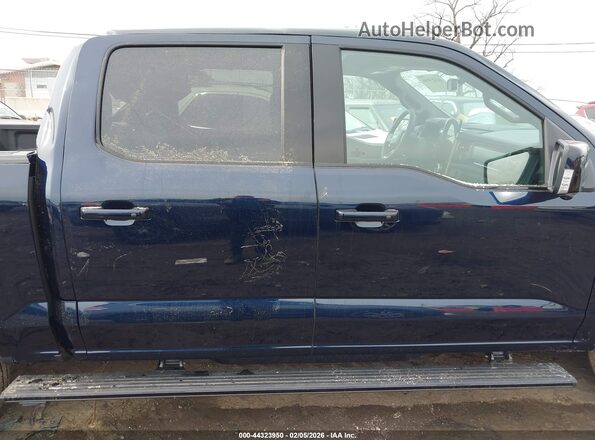 1FTVW1EVXPWG42019 2023 FORD F-150 LIGHTNING Blue Rear interior view