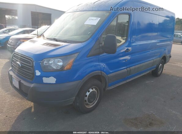 1FTYE2CM7HKB01471 2017 FORD TRANSIT-150 Blue 