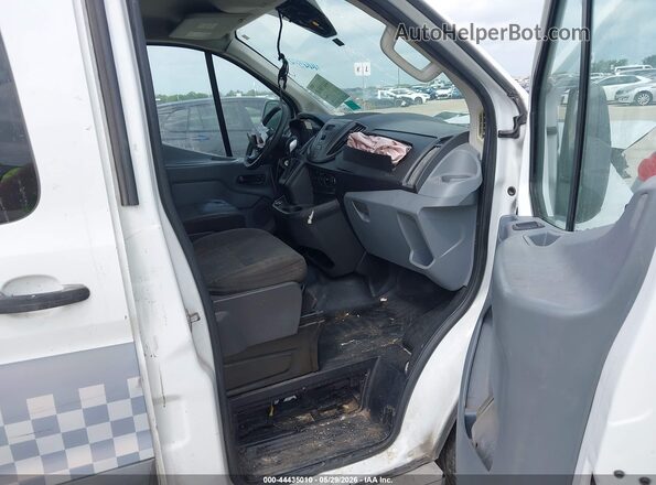 1FTYR1YM7HKB10825 2017 FORD TRANSIT-250 White Widok wnętrza z przodu