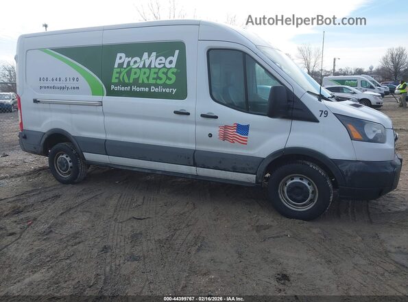 1FTYR2CM5GKA73026 2016 FORD TRANSIT-250 Белый Вид задней части салона