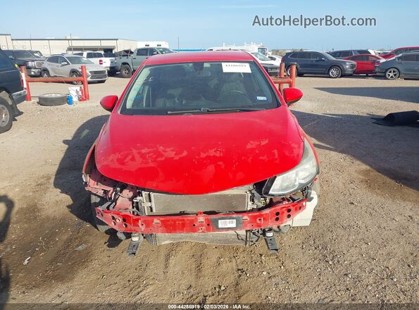 1G1BC5SM4J7126733 2018 CHEVROLET CRUZE Красный Вид задней части салона