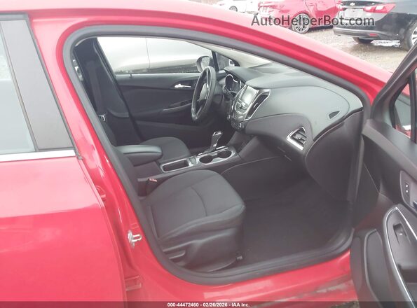 1G1BE5SM6H7244416 2017 CHEVROLET CRUZE Red Widok wnętrza z przodu